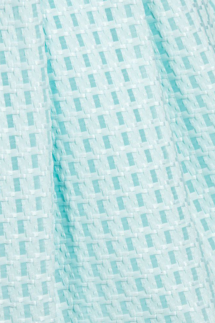 Mayoral - Mini Turquoise Basket-Weave Dress - K&K's Giving Tree - kkgivingtree