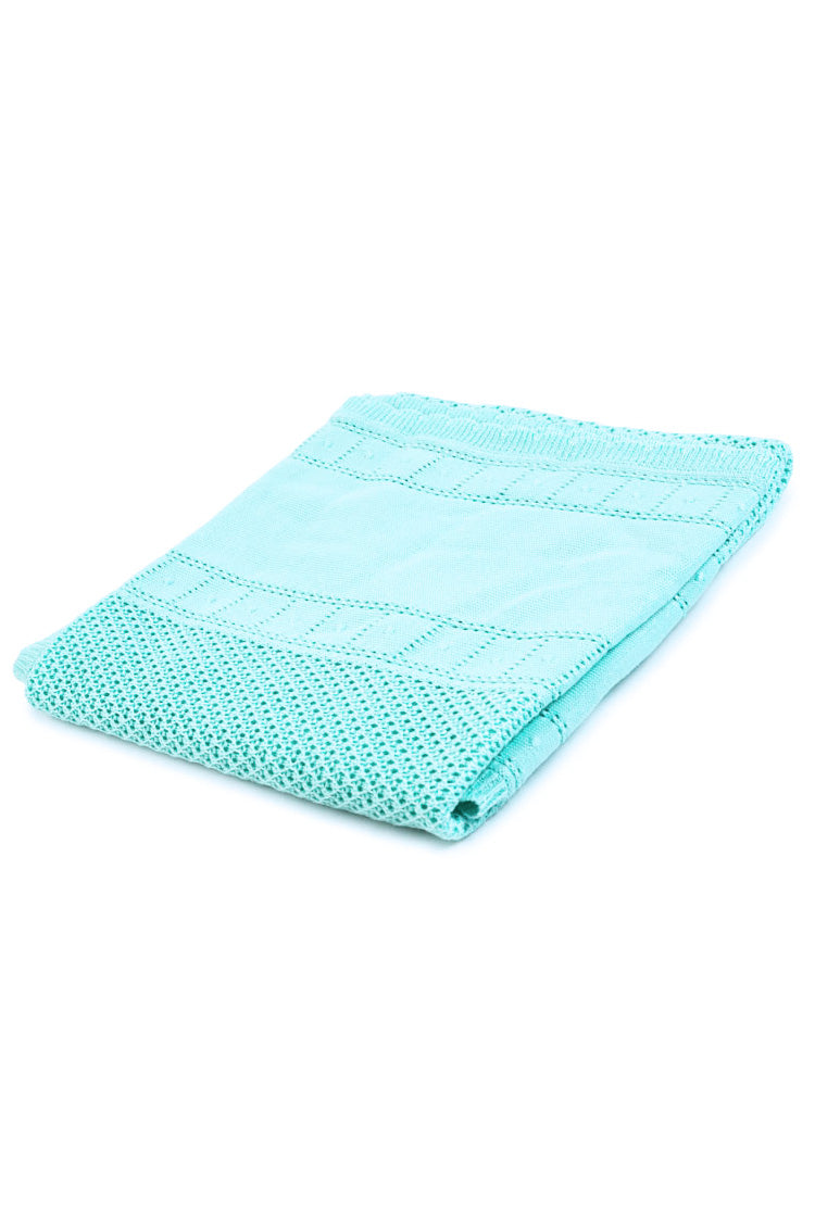 Mayoral - Turquoise Knitted Blanket - kkgivingtree - K&K's Giving Tree