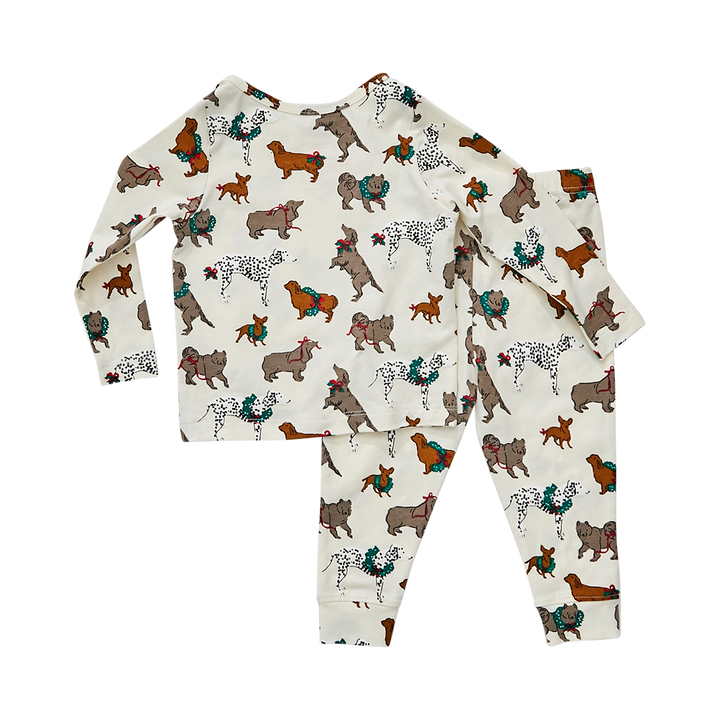 Holiday Dogs Baby/Kid/Adult Organic Holiday PJ Set