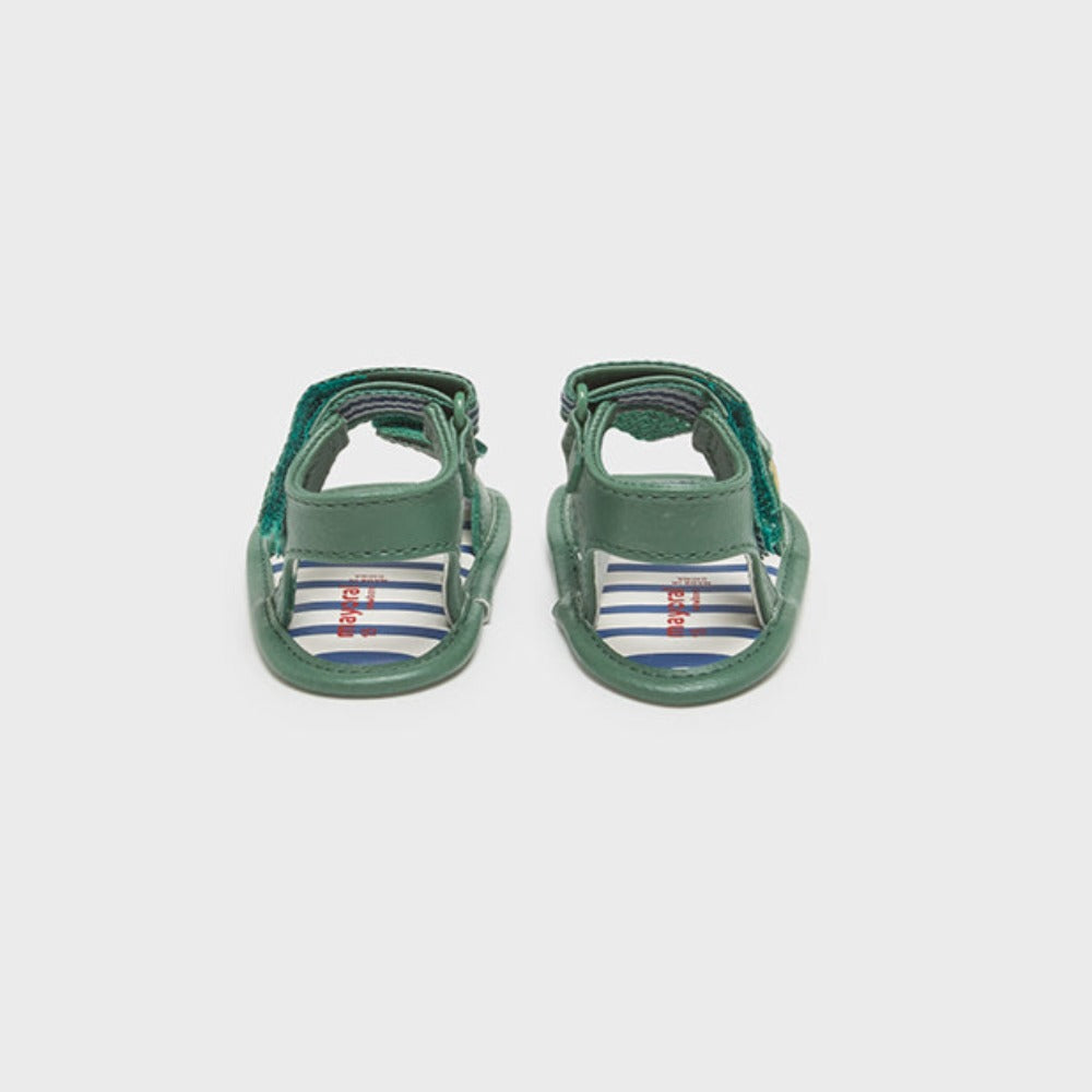 Forest Green Velcro Sandals