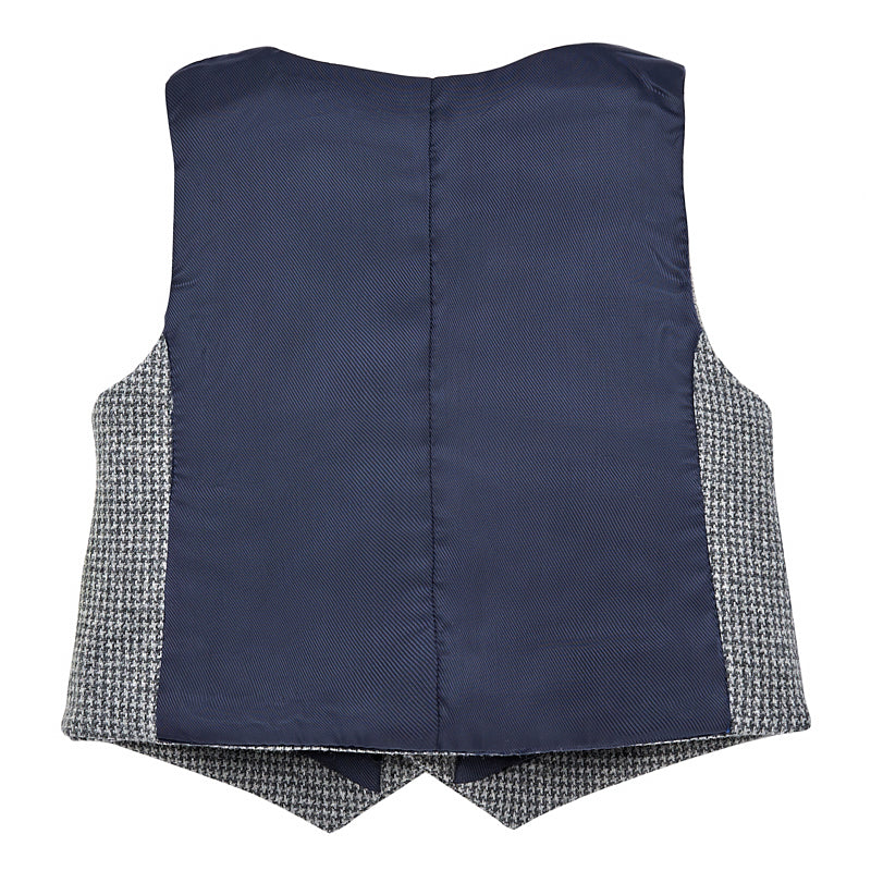 Grey Check Waistcoat