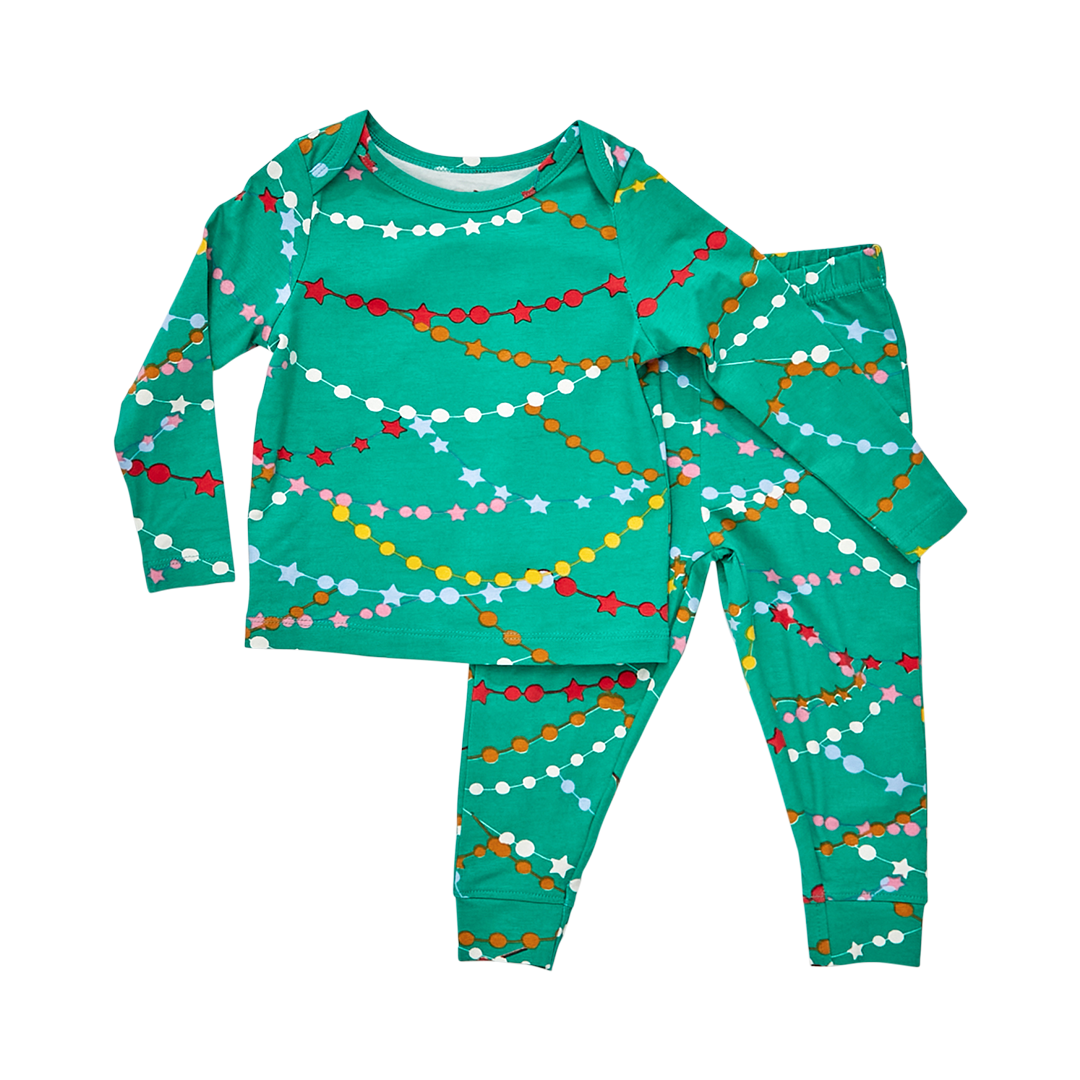 Holiday Garland Baby/Kid/Adult Organic Holiday PJ Set