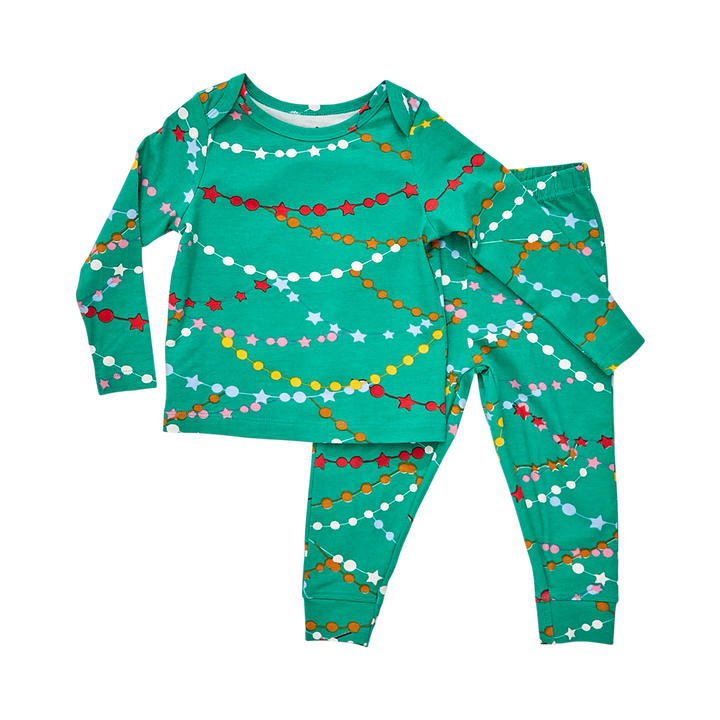 Holiday Garland Baby/Kid/Adult Organic Holiday PJ Set