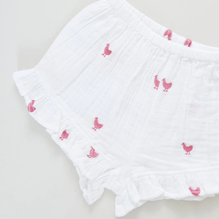 Pink Chickens Baby Girls Roey 2-Piece Set