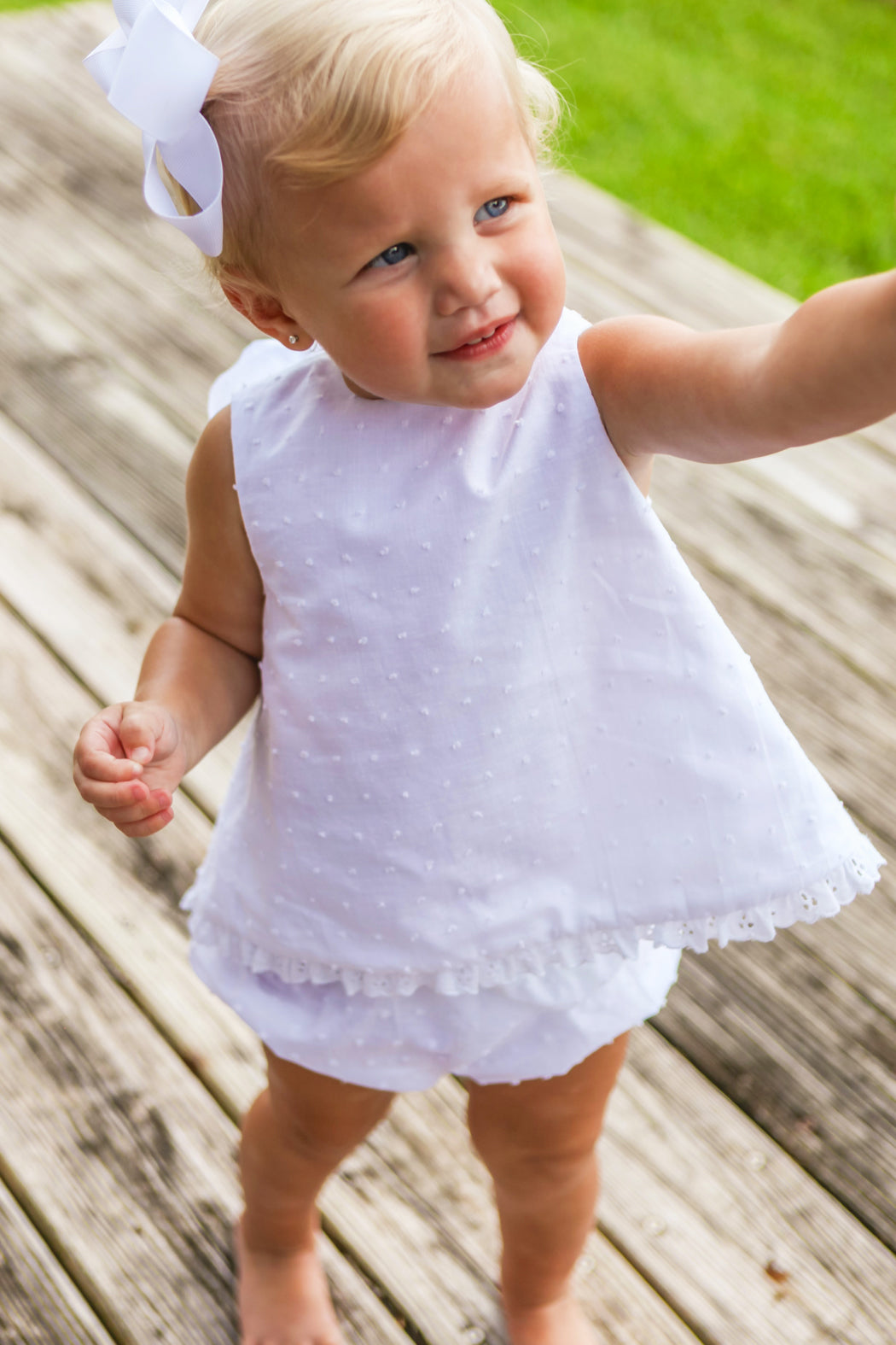 Dottie Swiss Angel Dress with Bloomer