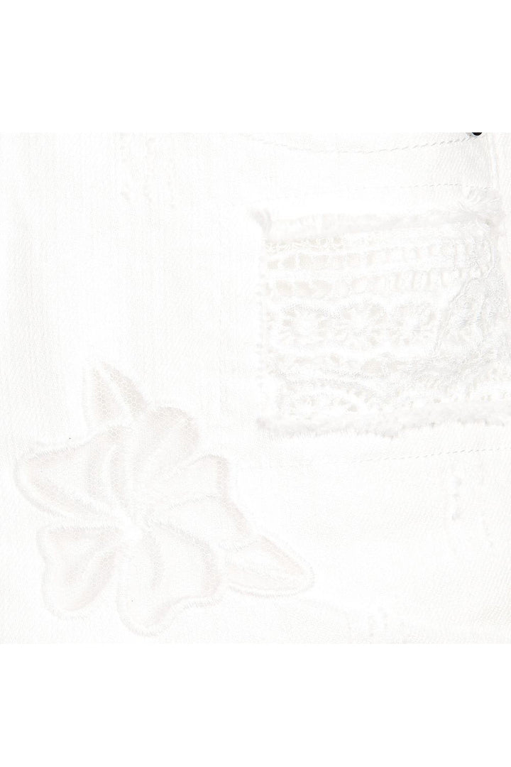Mayoral White Denim & Lace Shorts - kkgivingtree - K&K's Giving Tree