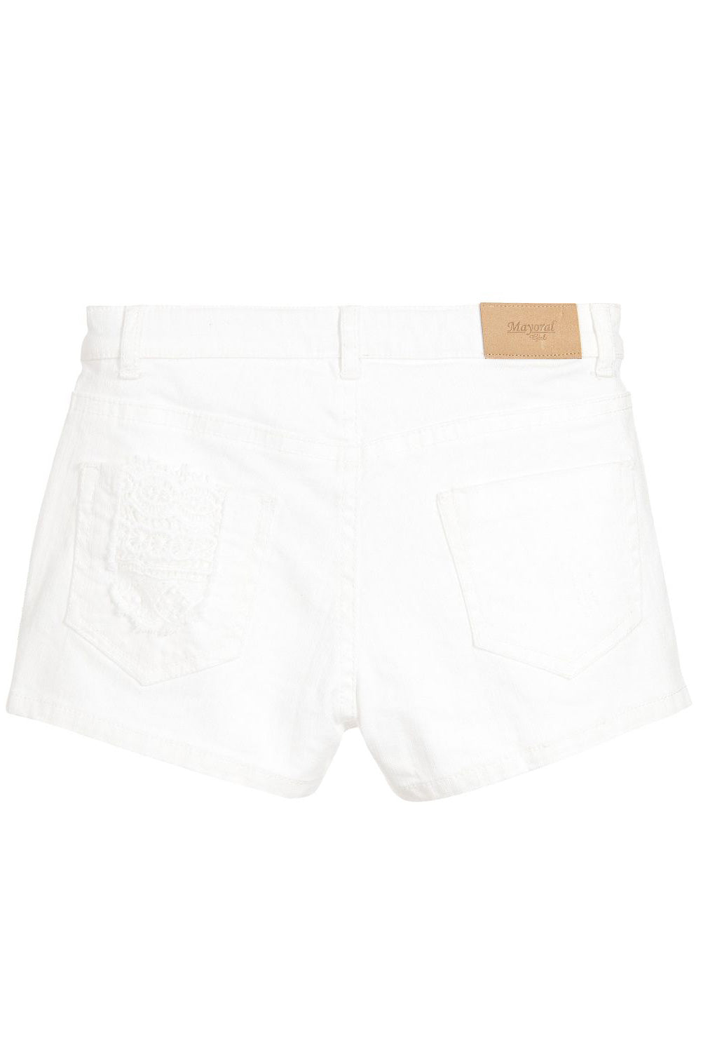 Mayoral White Denim & Lace Shorts - kkgivingtree - K&K's Giving Tree