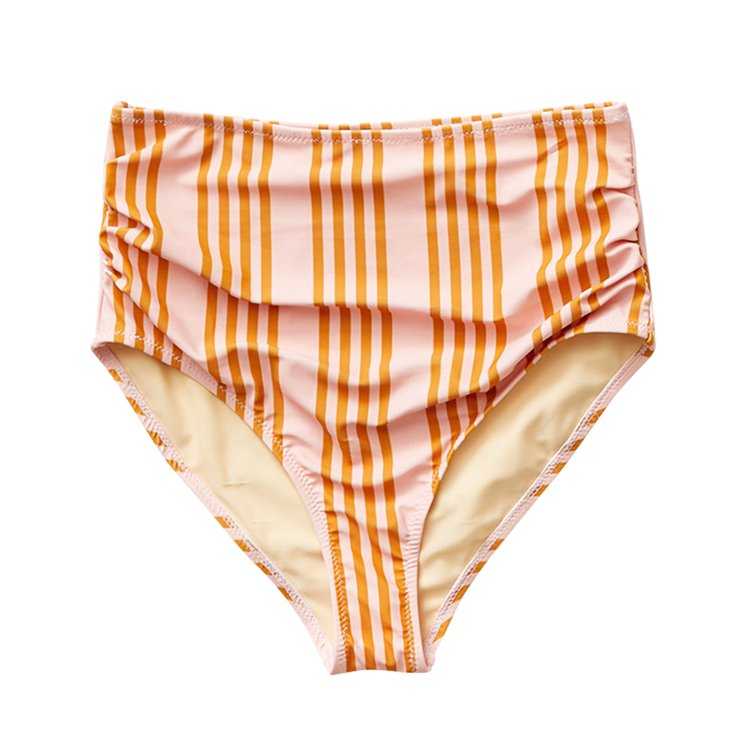 Mellow Rose Column Stripe Courtney Tankini Bottom