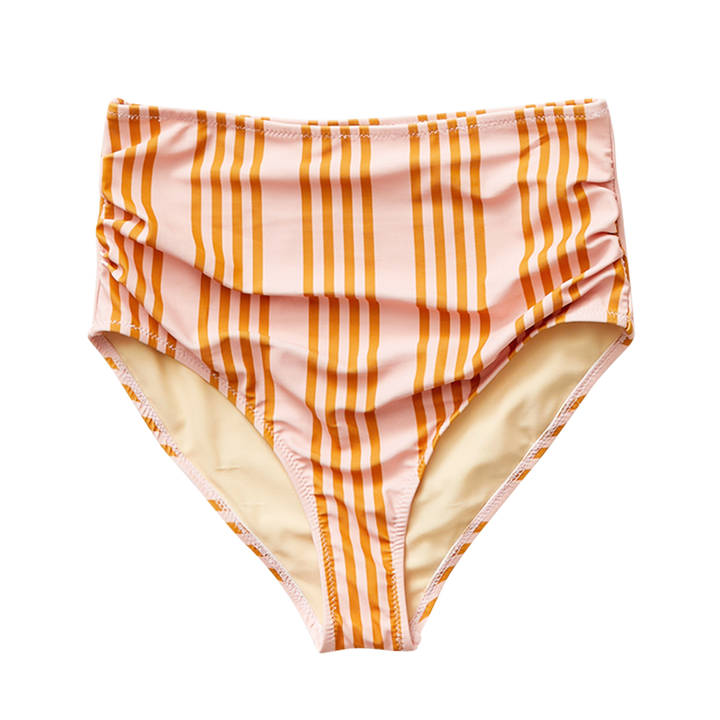 Mellow Rose Column Stripe Courtney Tankini Bottom