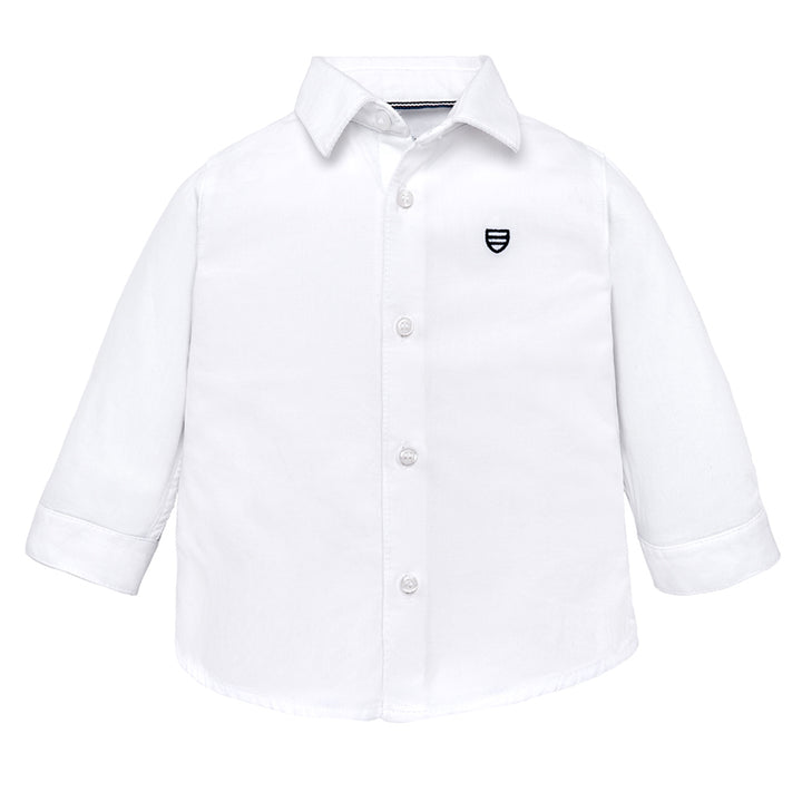 White Long Sleeve Button Down Shirt
