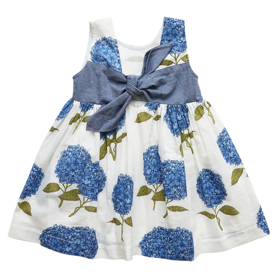 Blue Hydrangeas River Dress