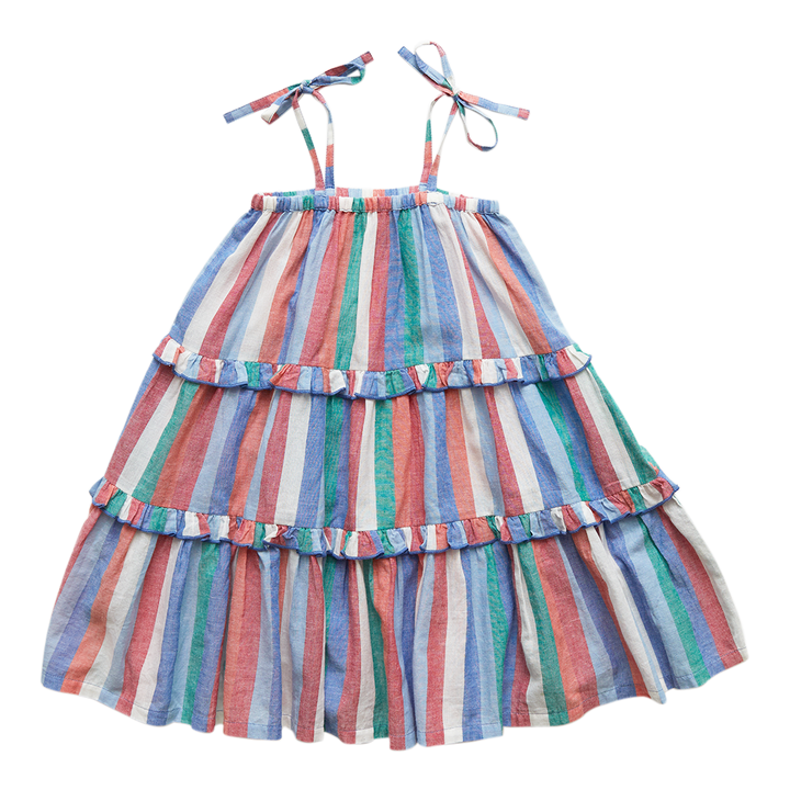Multi Stripe Garden Dress