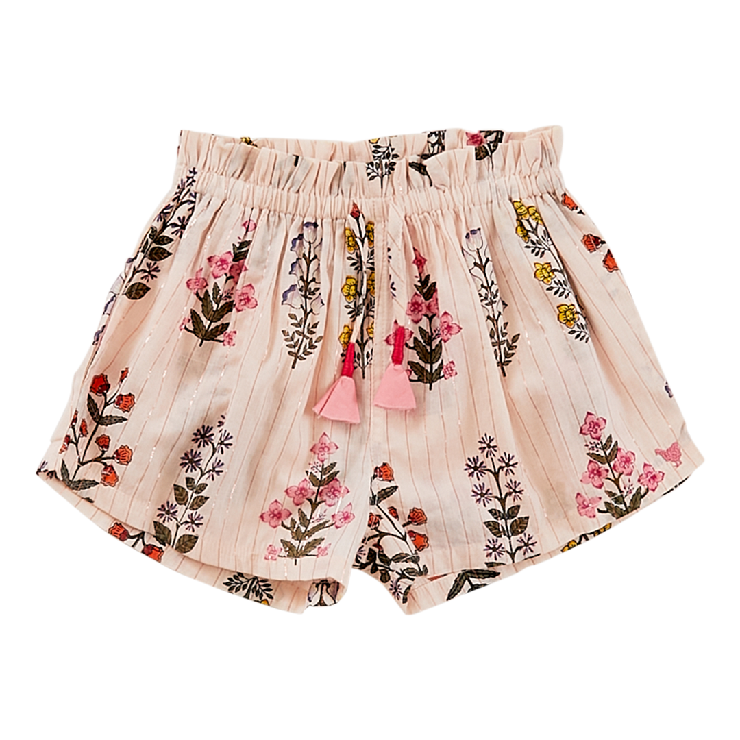 Cloud Pink Field Floral Theodore Short